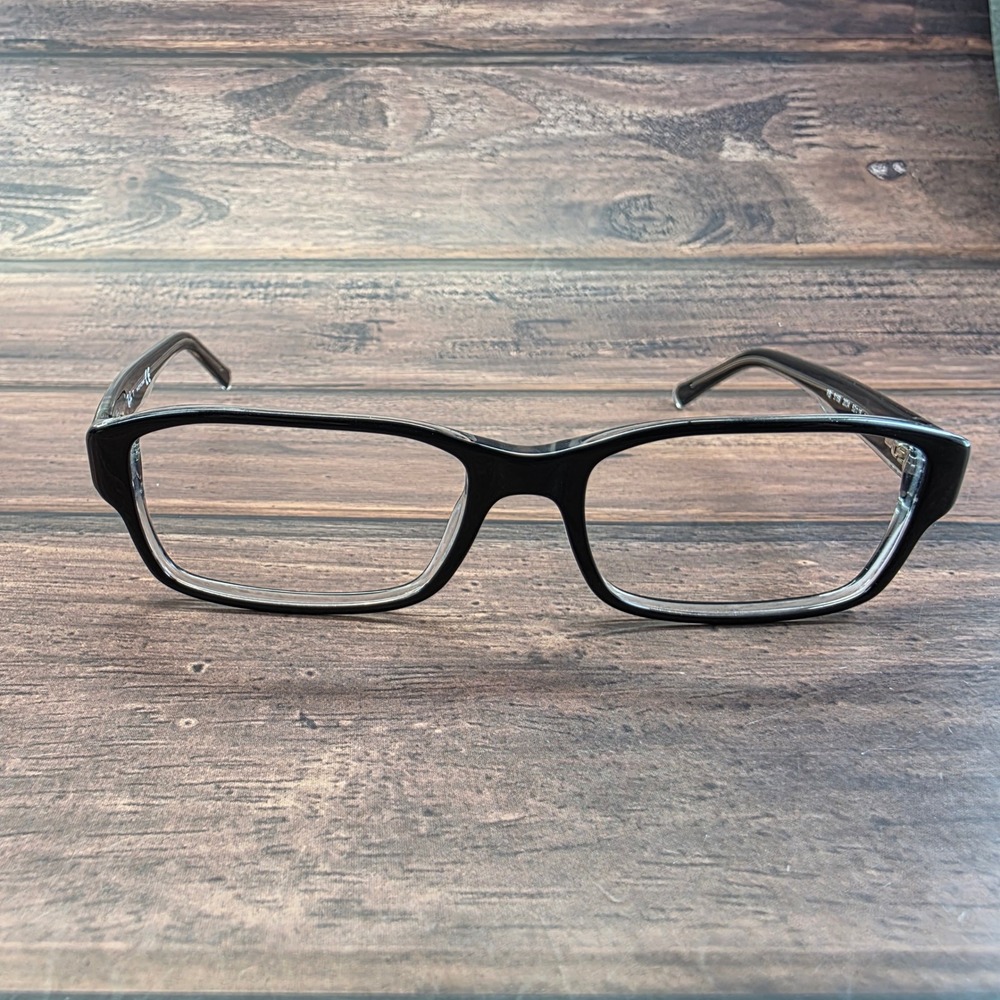 Ray-Ban RB 5169 2034 Black Clear Rectangular Eyeglasses Frames 52-16-140